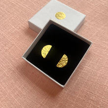 Load image into Gallery viewer, SALE - Large half moon studs
