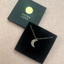 Load image into Gallery viewer, SALE - Crescent moon necklace
