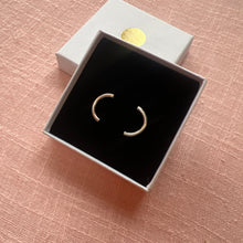 Load image into Gallery viewer, SALE - Large crescent moon studs
